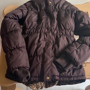 Rothschild Dark Brown Puffer Jacket for Kids